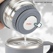 Insulated Vacuum Flask Set -Water Bottle With 3 Cups Gift Set, Thermos Water Bottle For Hot And Cold Drinks